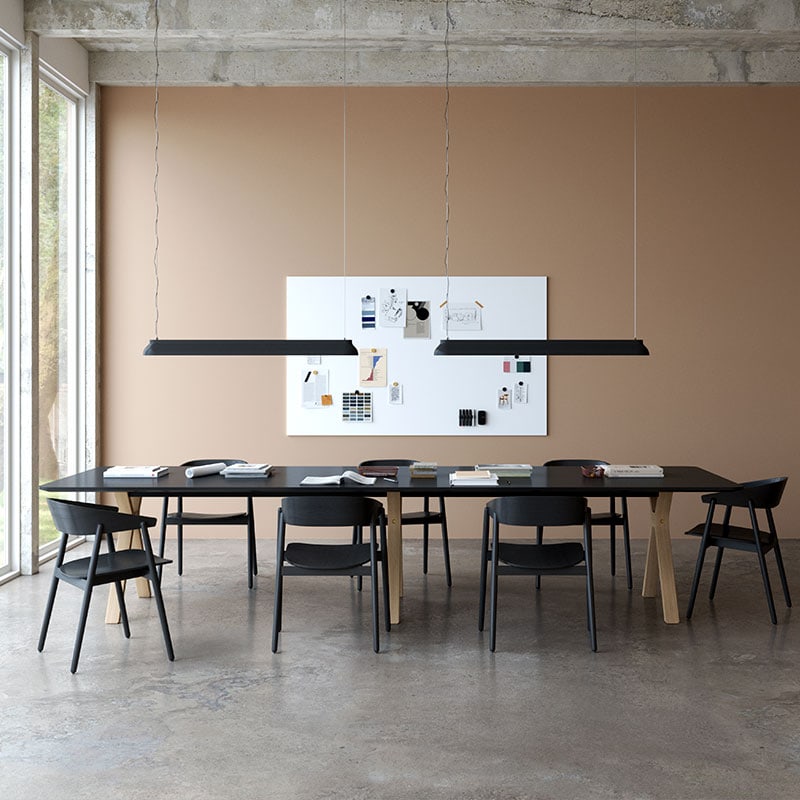 Space Table + ADC chairs black